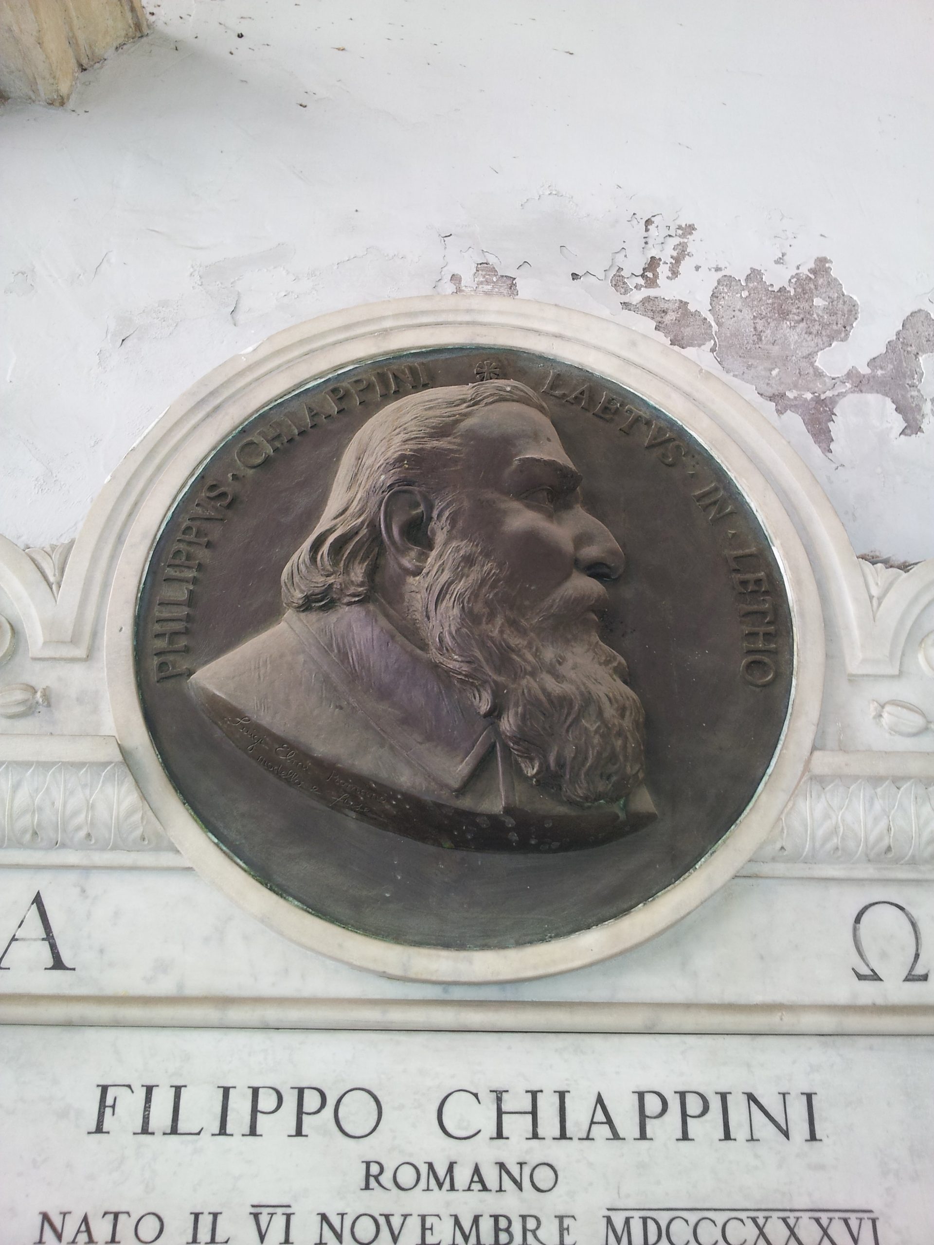 Filippo Chiappini's funeral monument, Rome (4).jpg